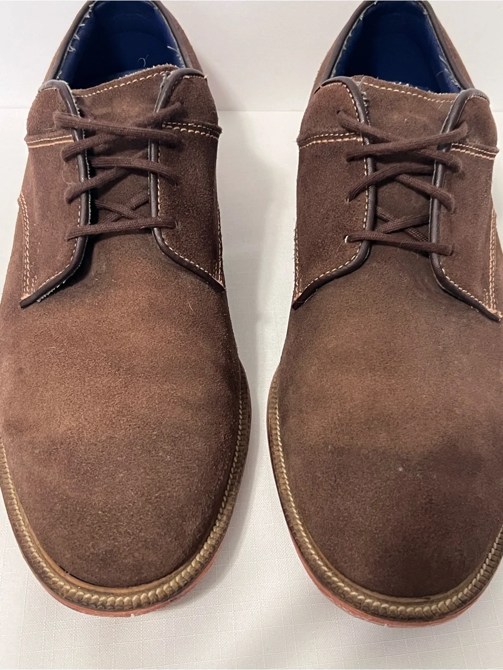 FootJoy Brown Suede Leather Club Casual Spikeless Golf Dress Shoes Size 11.5